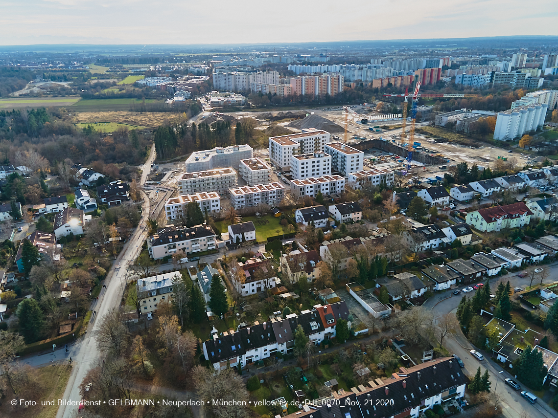 21.11.2020 - Piederstrorfer Gelände und Alexisquartier in Neuperlach in München